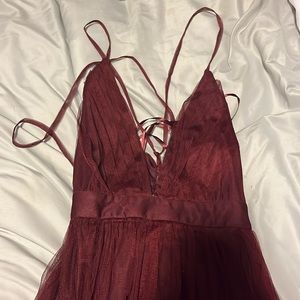 Maroon Windsor prom dress size medium